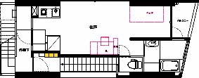 小敷地の賃貸マンション店舗平面４