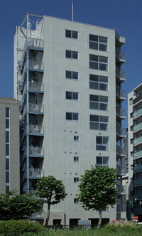 小敷地に高層賃貸マンション
